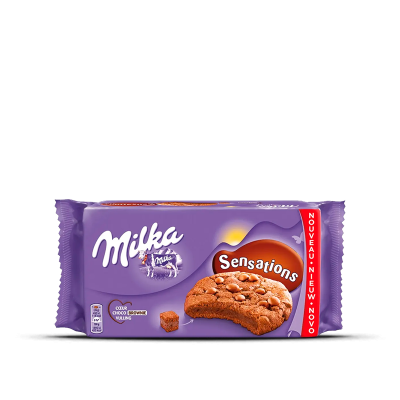 Bolacha Milka Sensations Brownie 182g